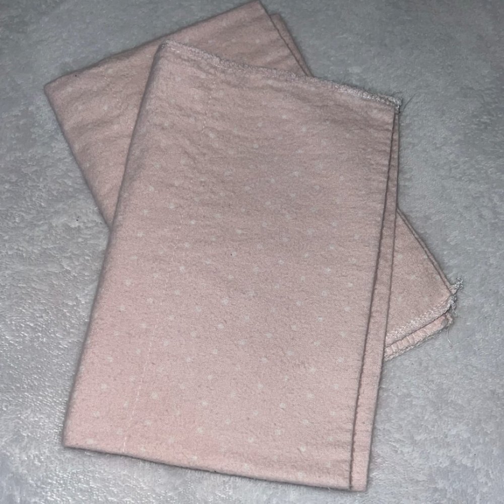Two New Hudson Baby Burp Cloths 18 x 11